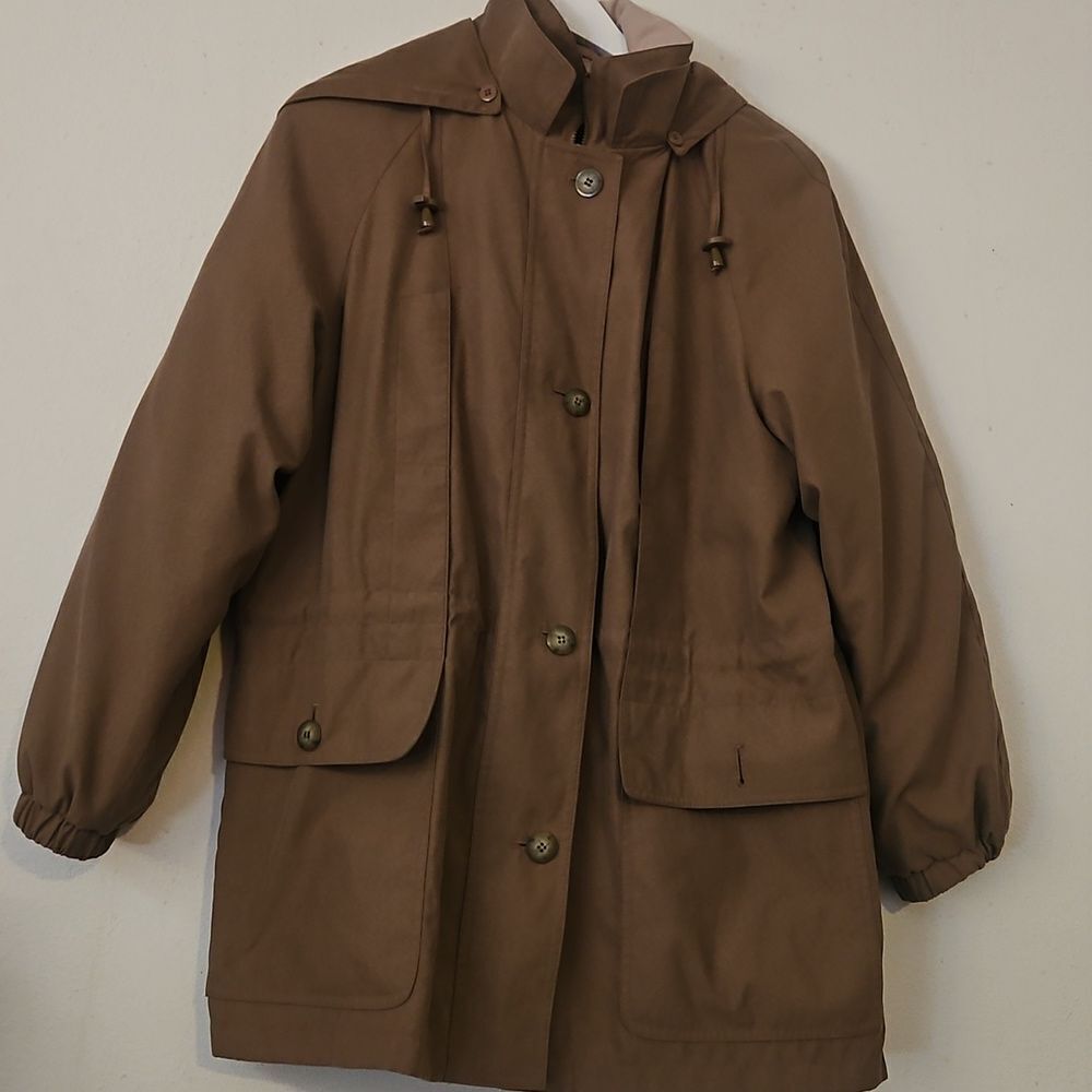 GALLERY WOMAN COAT BROWN Size M